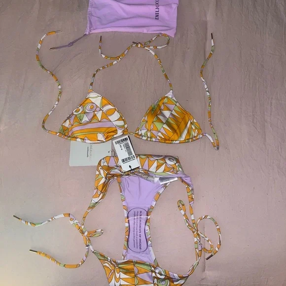 Emilio Pucci bikini never worn tags still attached - Picture 2 of 4